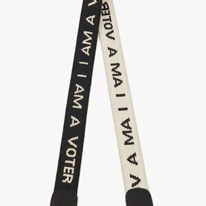 CLARE V * I AM A VOTER STRAP * CLARE VIVIER CROSSBODY STRAP